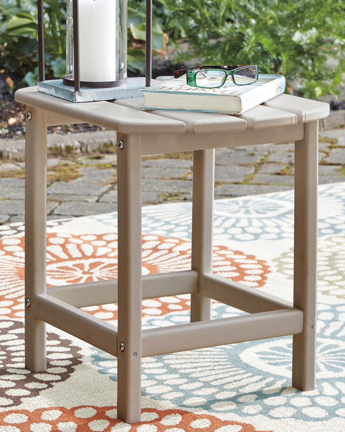 Sundown Treasure Driftwood Rectangular End Table