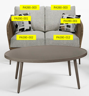 Swiss Valley Beige Back Cushion