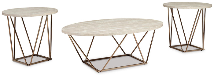 Tarica Two-tone Occasional Table Set (3/CN) - Brand New