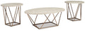 Tarica Two-tone Occasional Table Set (3/CN) - Brand New