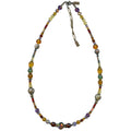 Owen Glass Collection Tashkent 18-inch necklace featuring intricate metal design and elegant craftsmanship.