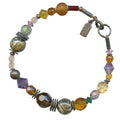 Owen Glass Collection Tashkent Bracelet featuring intricate metal design and adjustable clasp on a neutral background.