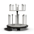 The First Years Plastic Spin Stack Bottle Drying Rack Black - Brand New