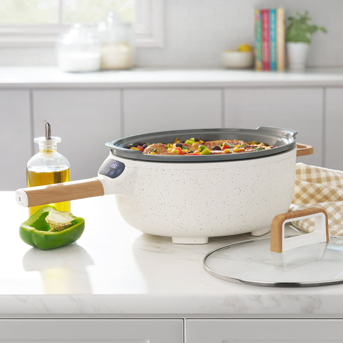 The Pioneer Woman Electric Skillet with Detachable Handle - Brand New