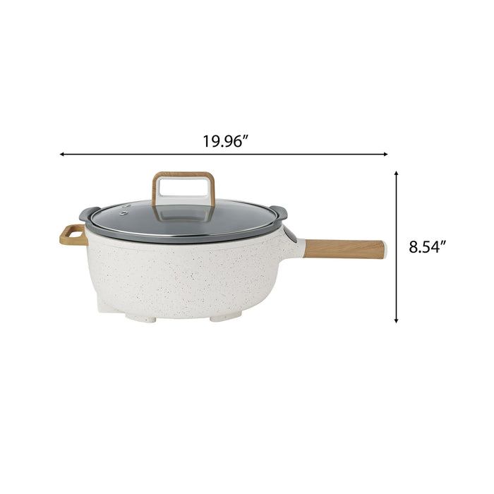 The Pioneer Woman Electric Skillet with Detachable Handle - Brand New