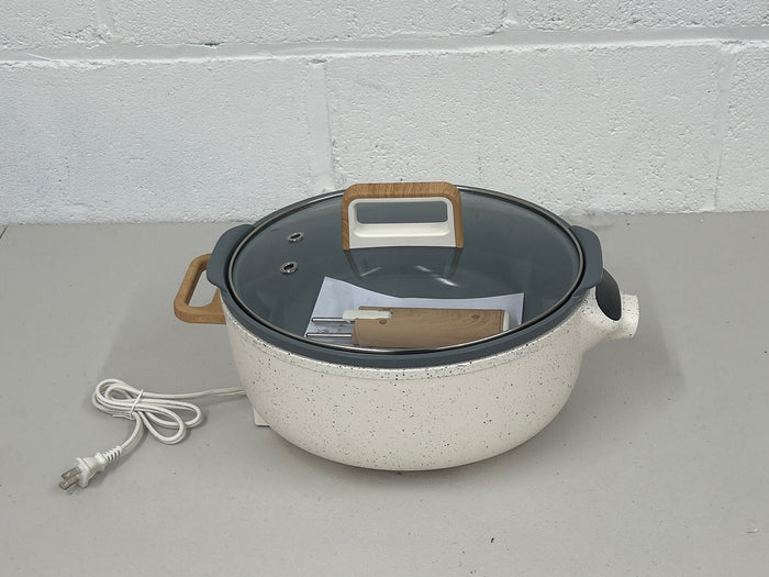 The Pioneer Woman Electric Skillet with Detachable Handle - Brand New