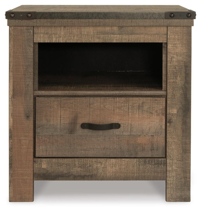 Trinell Brown One Drawer Night Stand - Brand New