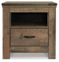 Trinell Brown One Drawer Night Stand - Brand New