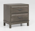 Triscanna Gray Two Drawer Night Stand