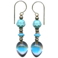 Owen Glass Collection Watercolors 17 earrings featuring vibrant, watercolor-inspired design in colorful, artistic style.