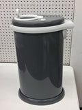 Ubbi Stainless Steel Diaper Pail, Odor Locking, No Special Bag Required, Award-Winning, Registry Must-Have, Slate - Brand New