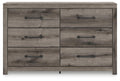 Urbanoore Brown Gray Six Drawer Dresser - Brand New