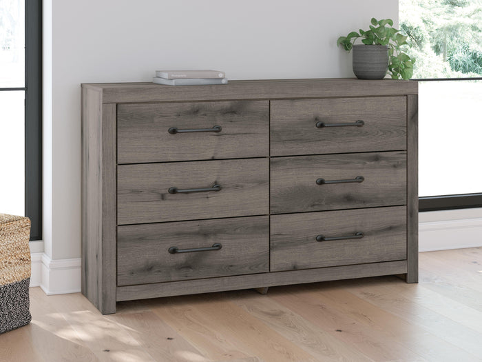 Urbanoore Brown Gray Six Drawer Dresser - Brand New