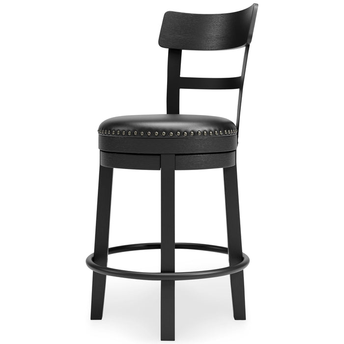 Valebeck Black Valebeck Counter Height Bar Stool - Brand New