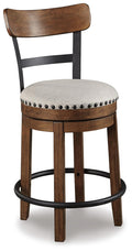 Valebeck Brown Valebeck Counter Height Bar Stool - Brand New