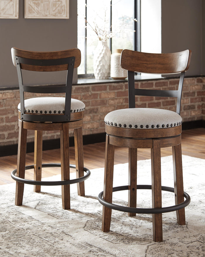 Valebeck Brown Valebeck Counter Height Bar Stool - Brand New