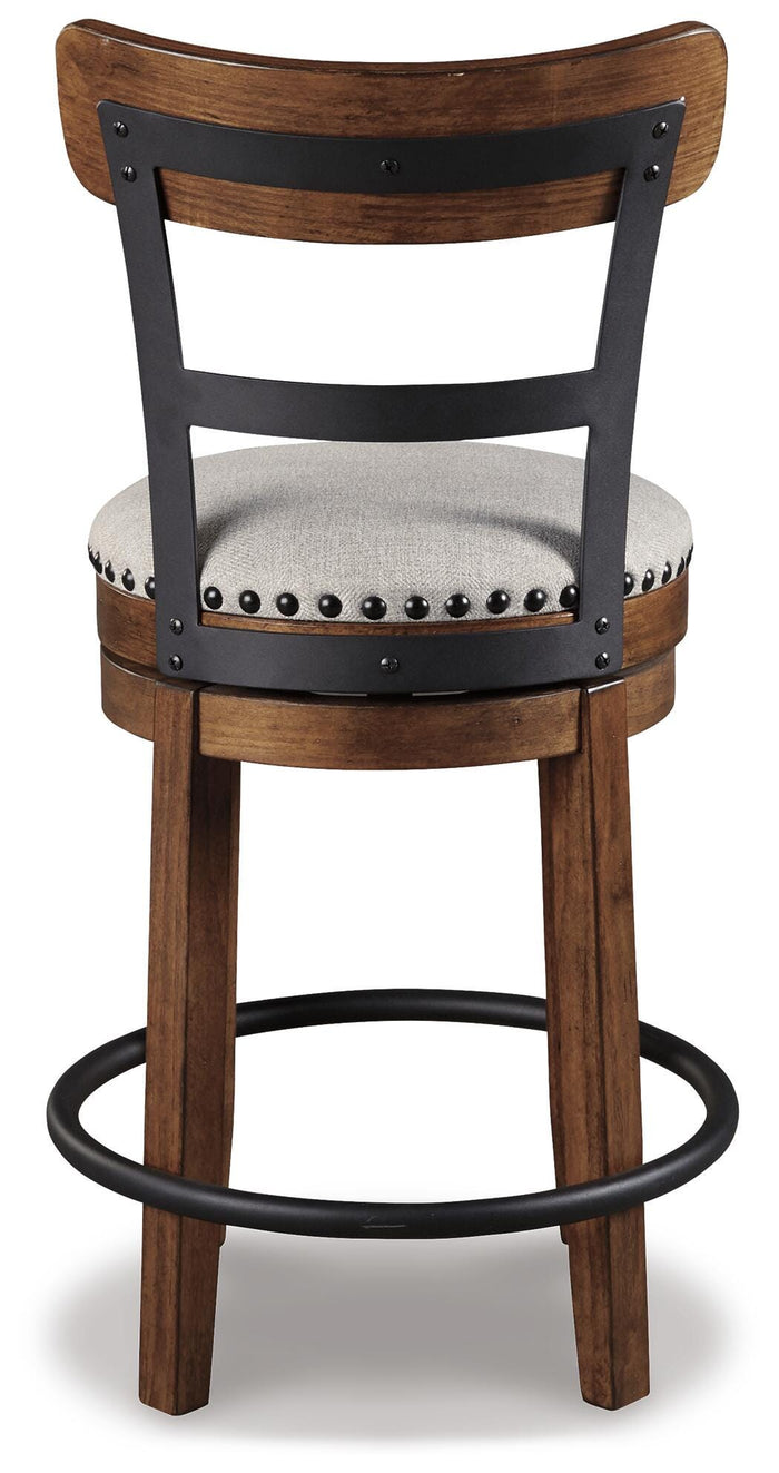 Valebeck Brown Valebeck Counter Height Bar Stool - Brand New