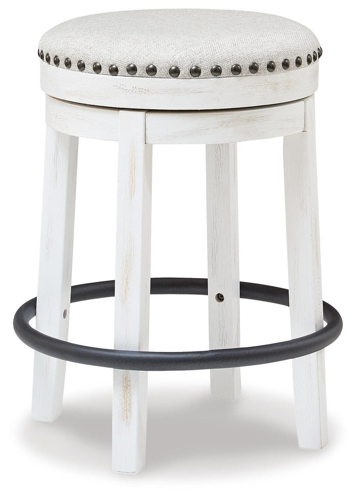 Valebeck White/Black Valebeck Counter Height Stool - Brand New
