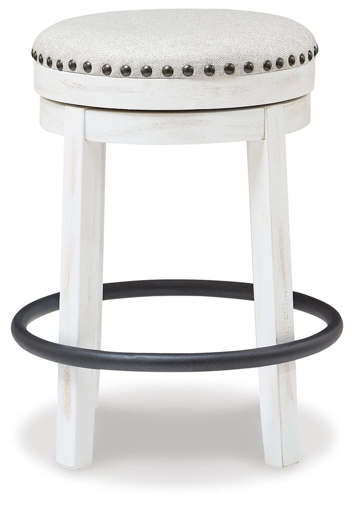 Valebeck White/Black Valebeck Counter Height Stool - Brand New