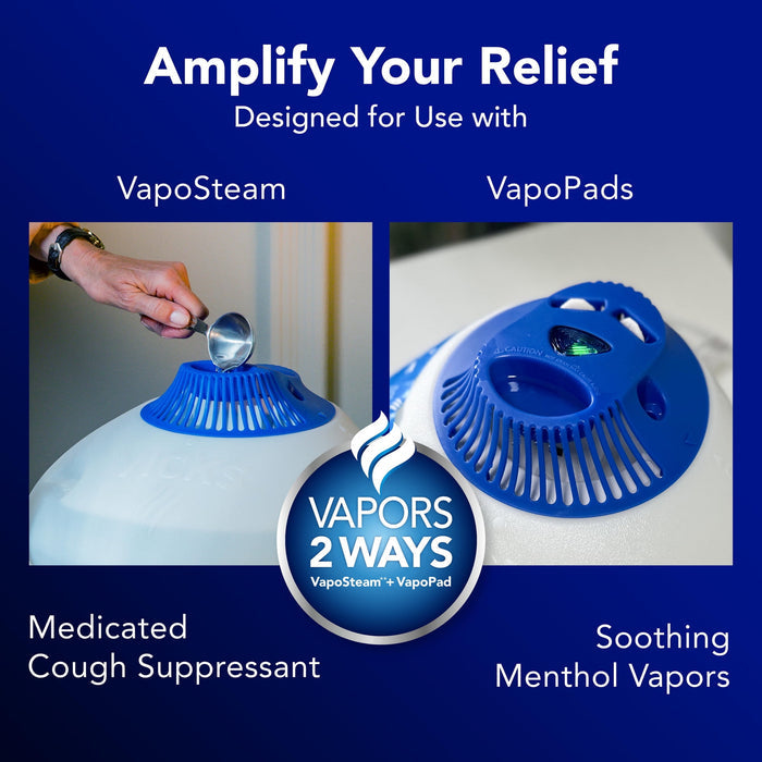 Vicks Warm Steam Vaporizer Humidifier with Night Light, 1.5 Gal, 600 Sq. Ft, White, V150SGNLUPCV2 - Brand New