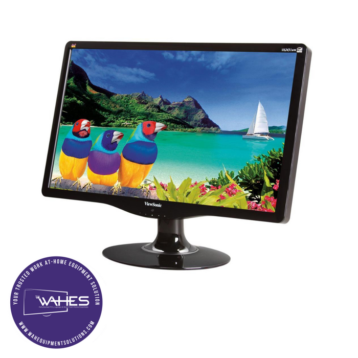 ViewSonic VA2431WM 23.6" 1920 x 1080 Built-in Speakers Full HD 1080P LCD Monitor Graded B Renewed