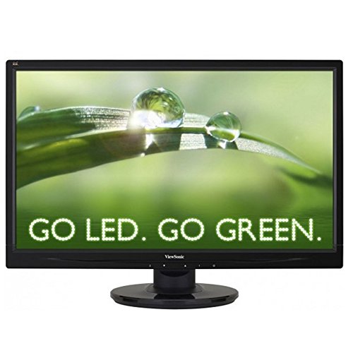 VIEWSONIC VS15453  GRADE A 23.6" Standard Black Monitor Monitor Renewed