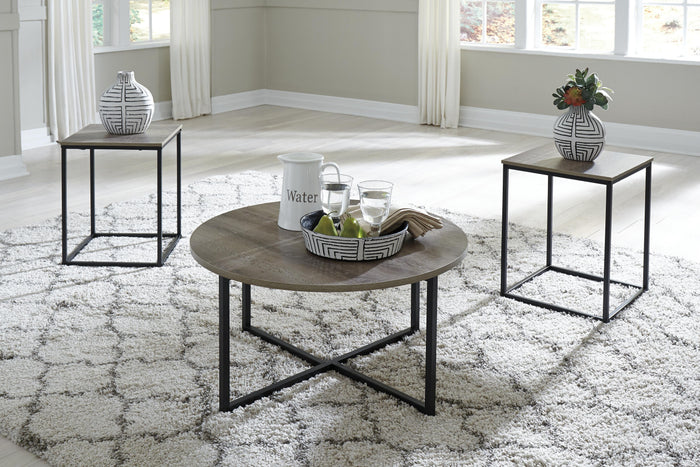 Wadeworth Two-tone Occasional Table Set (3/CN) - Brand New