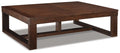 Watson Dark Brown Rectangular Cocktail Table - Brand New