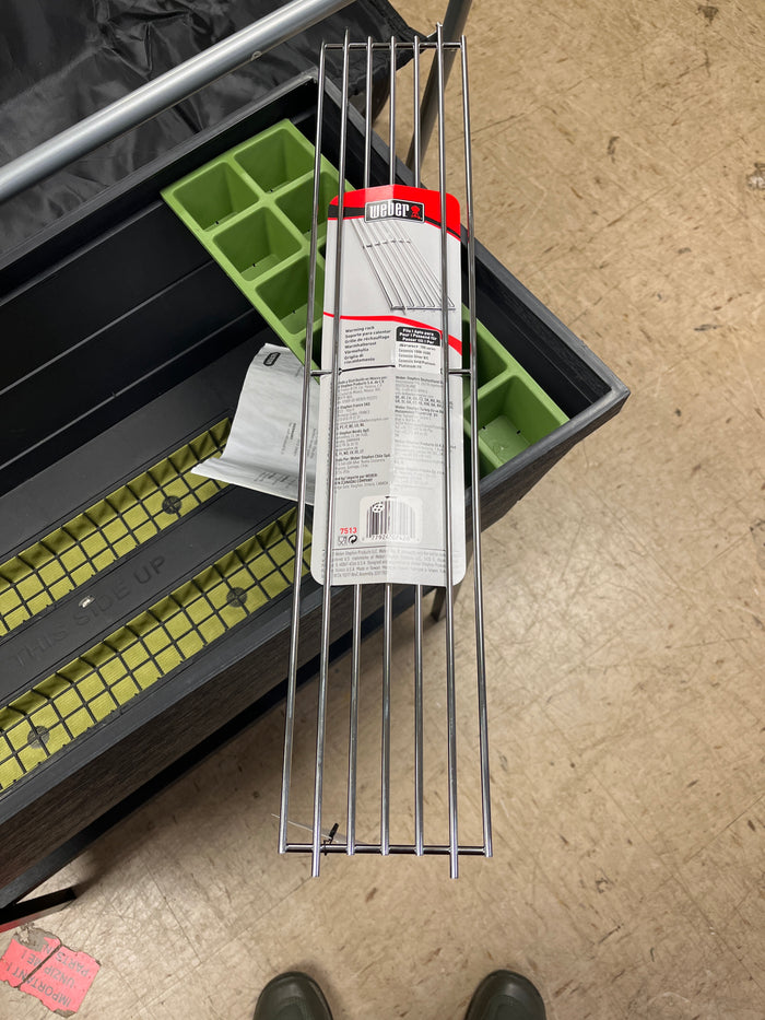 Weber Warming Rack, 24.9 x 4.7 x .4 Inches, Plated - Brand New - Open Box