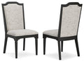 Welltern Cream/Black Dining Collection
