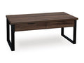 Wickman Falls Dark Brown Rectangular Cocktail Table - Brand New