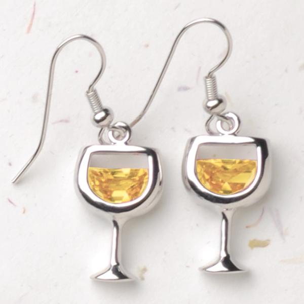 Wine Glass Earrings