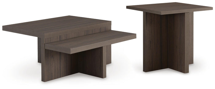 Zendex Brown Occasional Table Set (Priced Per Item, Must Order 2, 4, 6, or 8) - Brand New