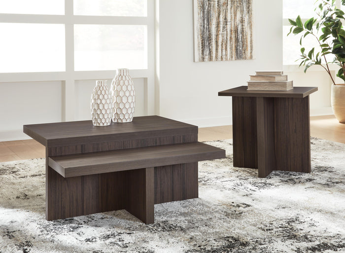 Zendex Brown Occasional Table Set (Priced Per Item, Must Order 2, 4, 6, or 8) - Brand New