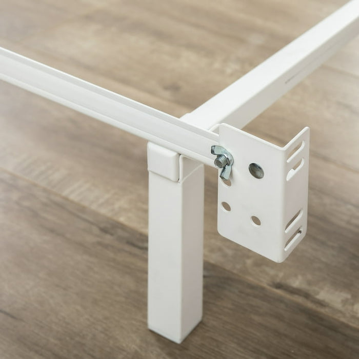 Zinus 7" Compack® Metal Bed Frame, White, Twin - Brand New