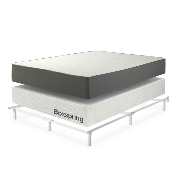 Zinus 7" Compack® Metal Bed Frame, White, Twin - Brand New