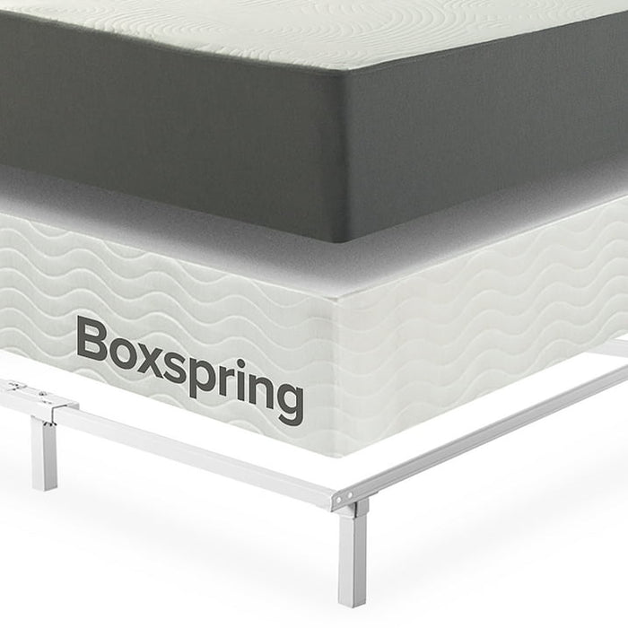 Zinus 7" Compack® Metal Bed Frame, White, Twin - Brand New