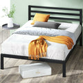 Zinus Mia 14" Metal Platform Bed Frame with Headboard, King - Brand New